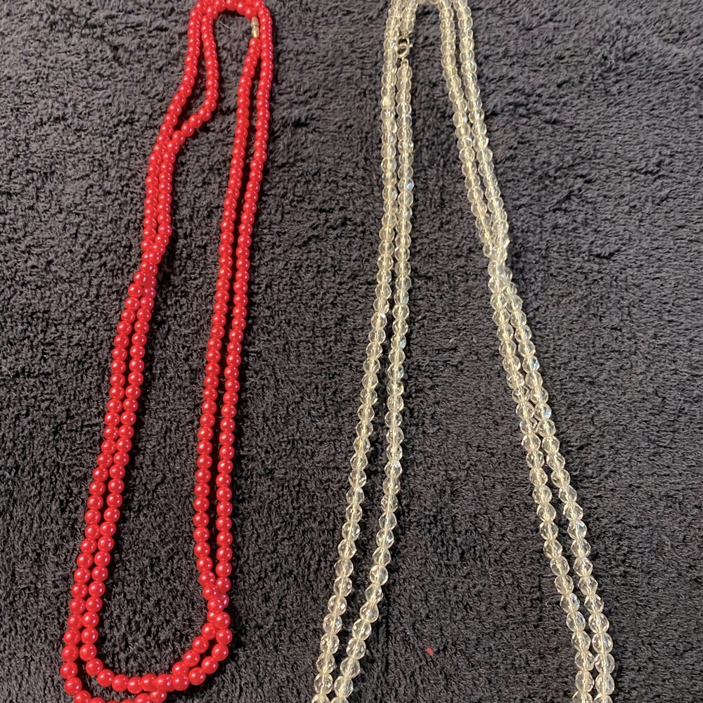 Bead necklaces